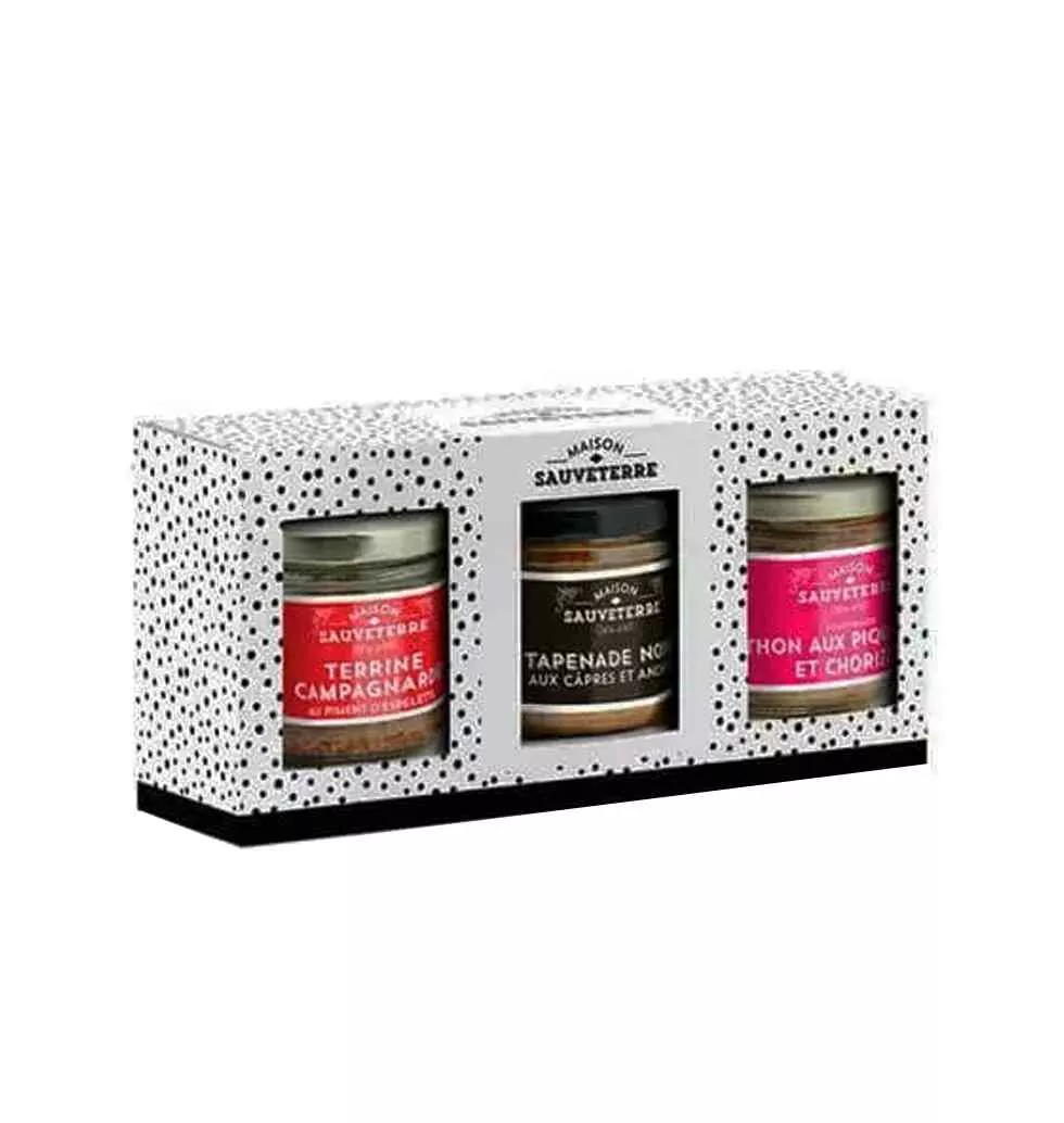 Assortment of 3 Tasty Spreads