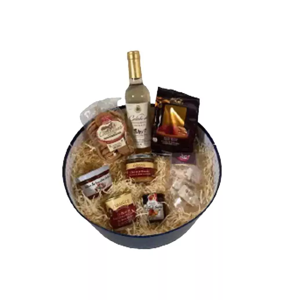 Gourmet Delights In A Basket