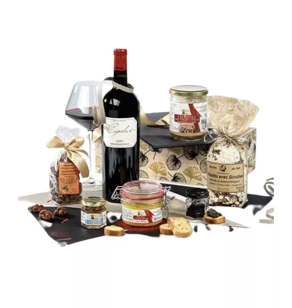 Red WineChocolate And Walnut Box